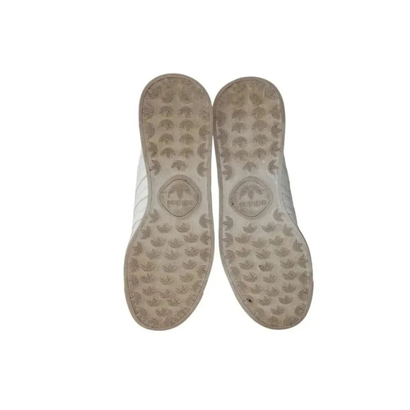 Adidas Samoa White Leather Low Top Casual Shoes Sneakers G21251 Womens Size 7 - Picture 7 of 10